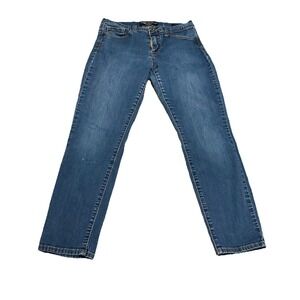 Lucky Brand Jeans Size 2 Women's 14x32 Blue Logo Sofia Capri
